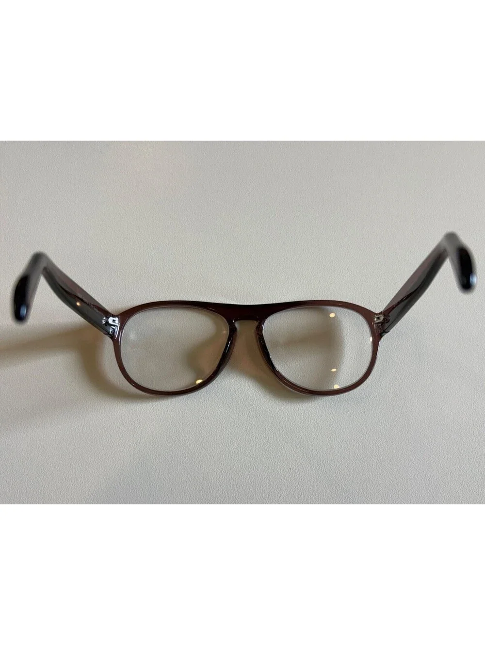 Vera Cruz VC-M08 Translucent Black Eyeglass Frames Only Palm Springs Aviator 55